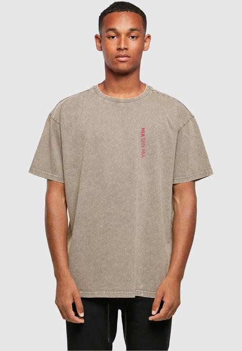 Actual product image FC Bayern München Mia San Mia VR Acid Washed Heavy Oversize Tee - 115275 (M)