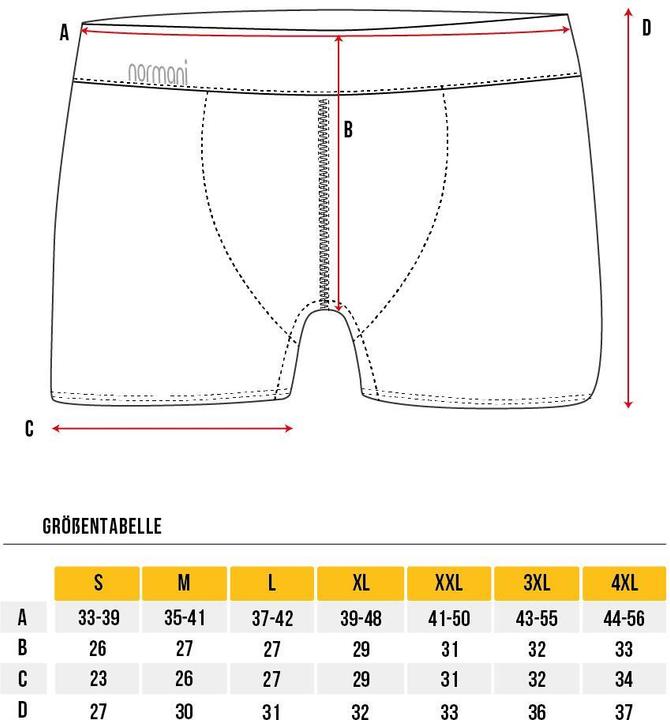 Actual product image Normani 12 Herren Bambus-Boxershorts - 8883 (M, pack of 12)