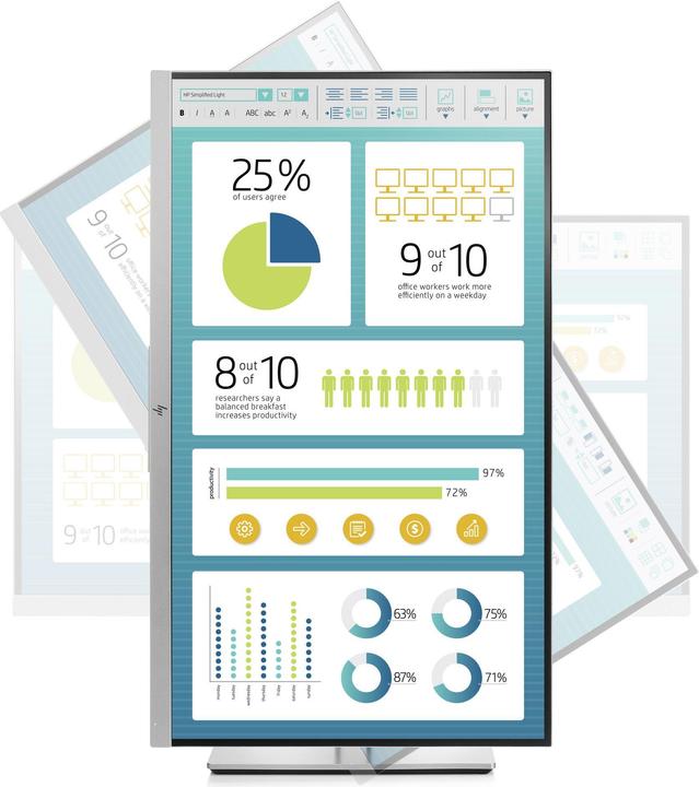 Actual product image HP Elite display E273 (1920 x 1080 pixels, 27")