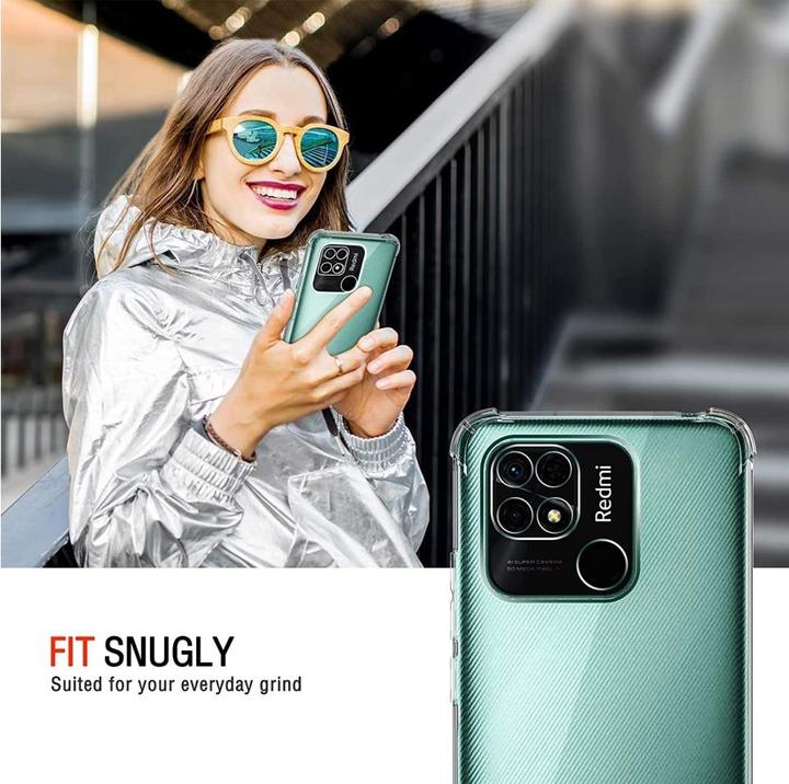 Produktbild Screenguard Xiaomi Redmi 10C Hülle Crystal Soft Airbag Bumper (Xiaomi Redmi 10C)