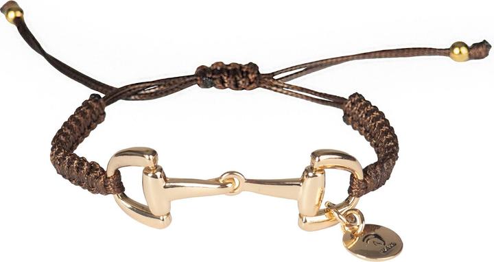 Image du produit Horka bracelet tressé avec déco mors (Fil de polyester cireux et métal)
