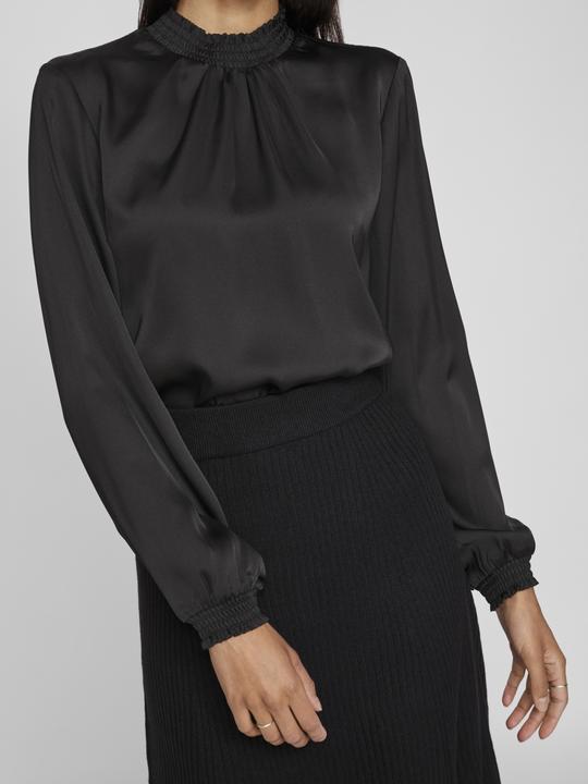 Actual product image Vila High Neck Top with Long Sleeves (40)