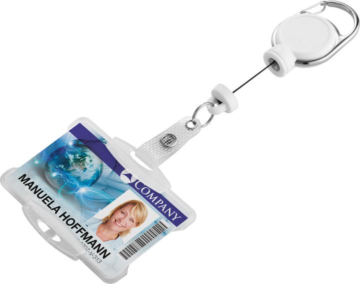Actual product image Durable Badge holder with clip Extra Strong for 1 company/security badge