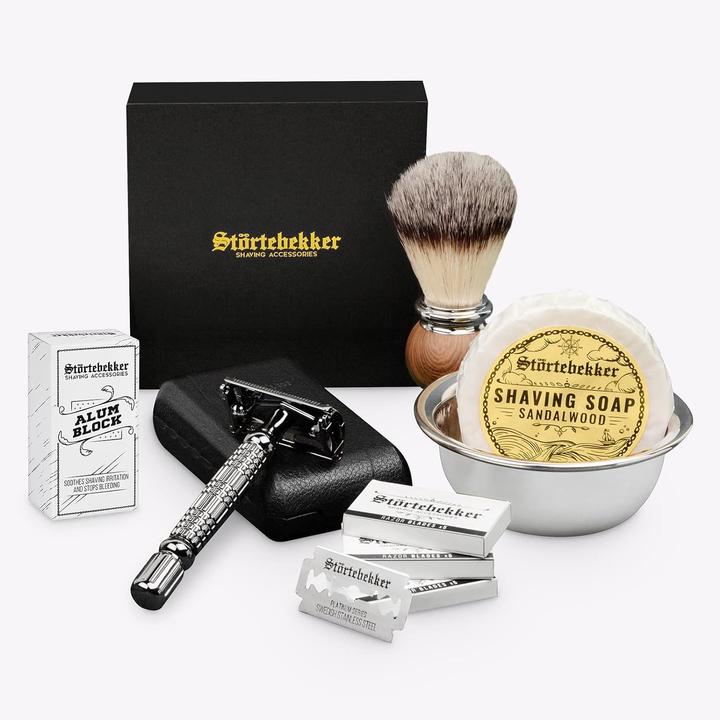 Störtebekker Premium Rasierhobel Set