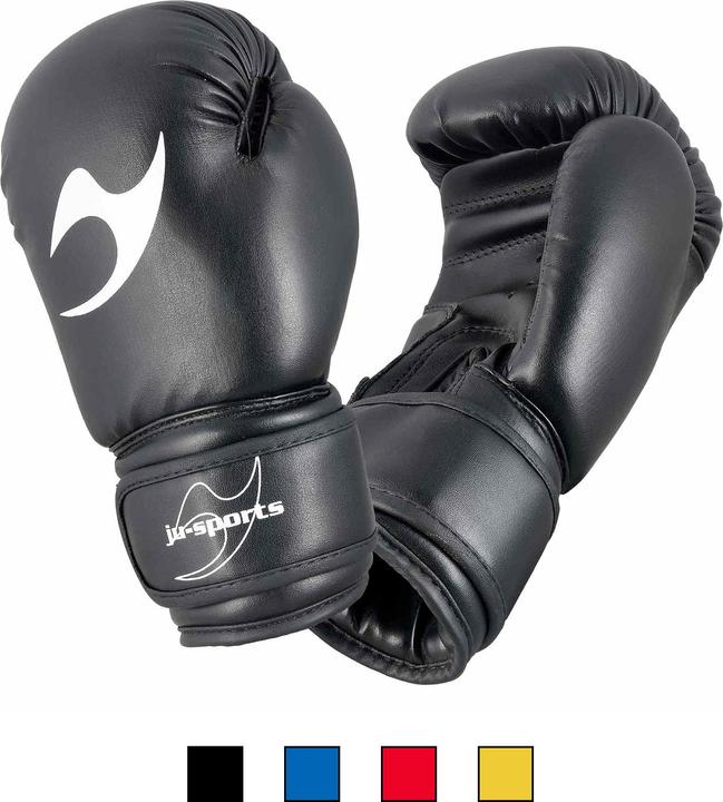 Produktbild Ju-Sports Boxhandschuhe Kinder schwarz (6 OZ)