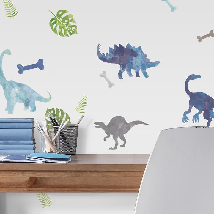Actual product image Roommates RM - Dinos watercolours