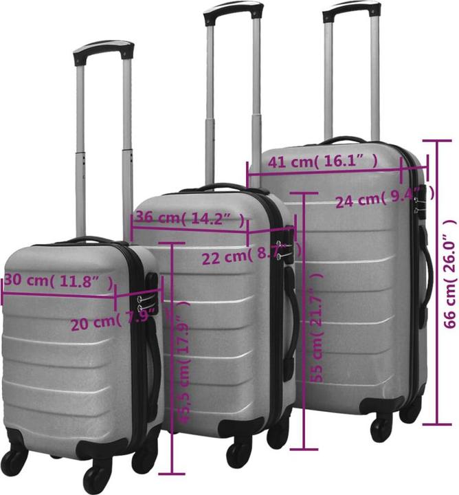 Immagine prodotto VidaXL Farand (Bagaglio a mano (fino a 50 litri))