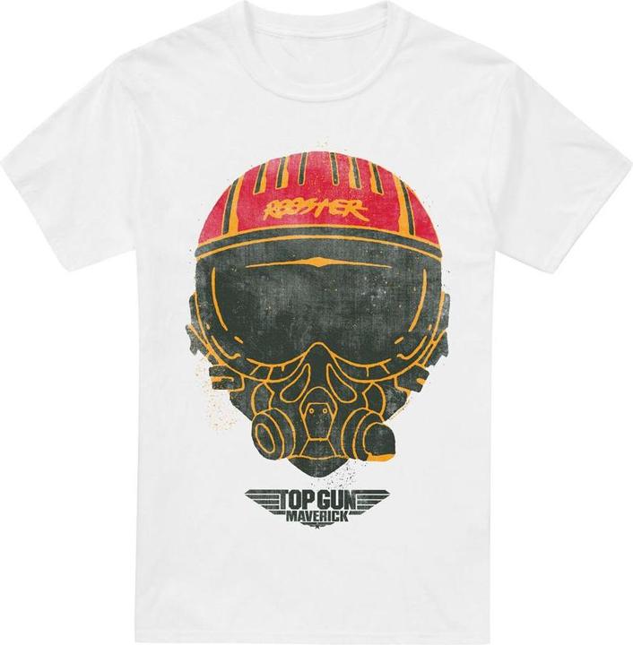 Actual product image Top Gun Mens Rooster Helmet T-Shirt (L)