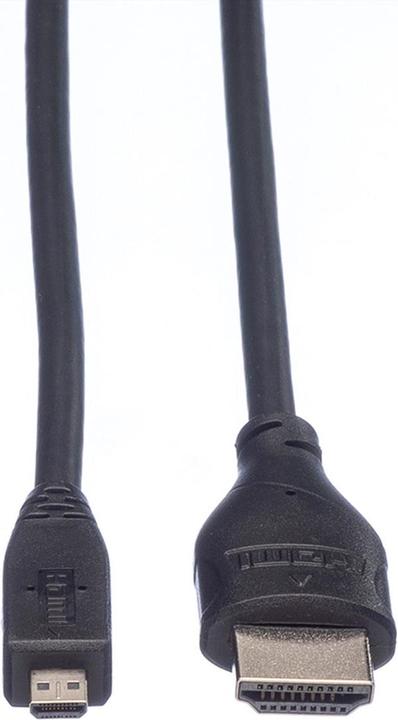 Produktbild Roline micro HDMI (Typ D) — HDMI (Typ A) (2 m, HDMI)