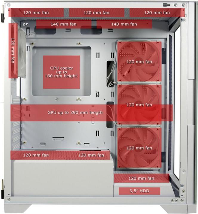 Image du produit LC-Power Crosswind (ATX, mATX, Mini-ITX)