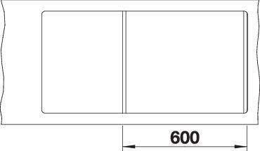 Produktbild Blanco Metra 6 S-F (49 cm, 99 cm)