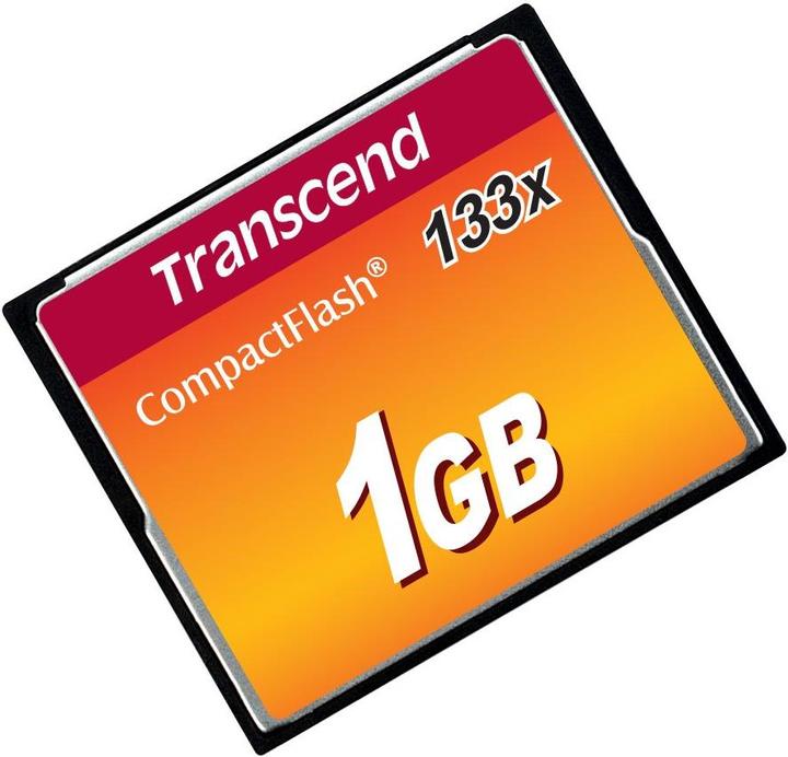 Image du produit Transcend Carte Compact Flash (1 Go, CF)