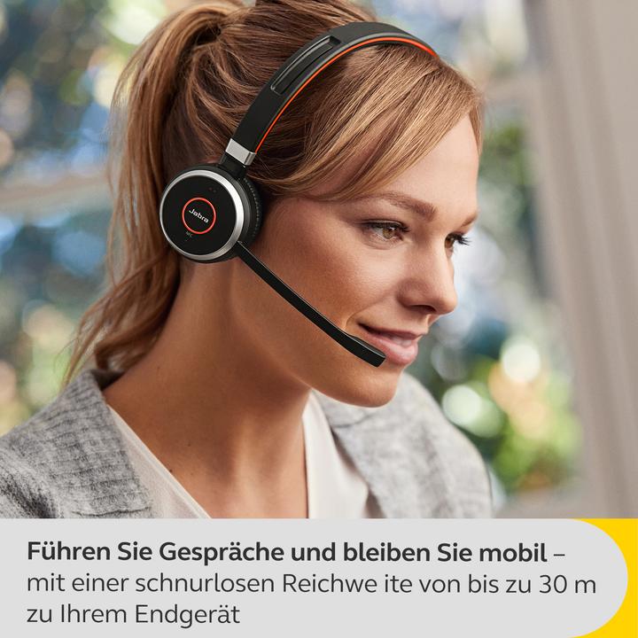 Produktbild Jabra Headset Evolve 65 SE MS Mono USB (Kabellos, USB-A)