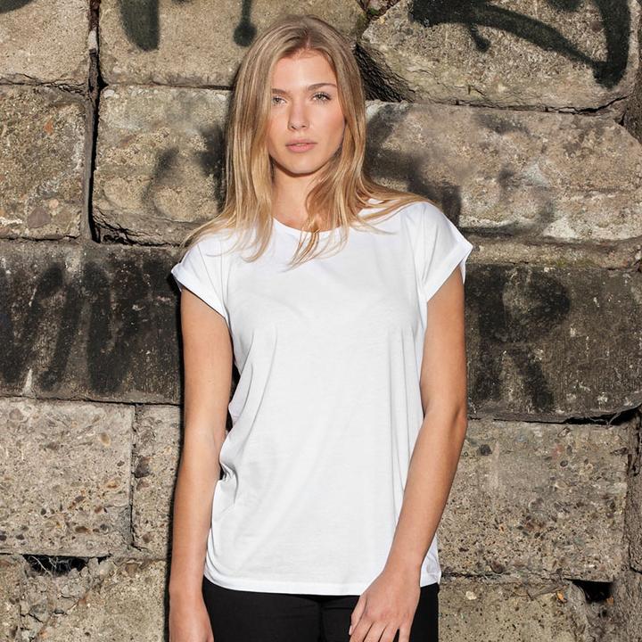 Immagine prodotto Build Your Brand Tshirt con spalla allungata da donna (L)
