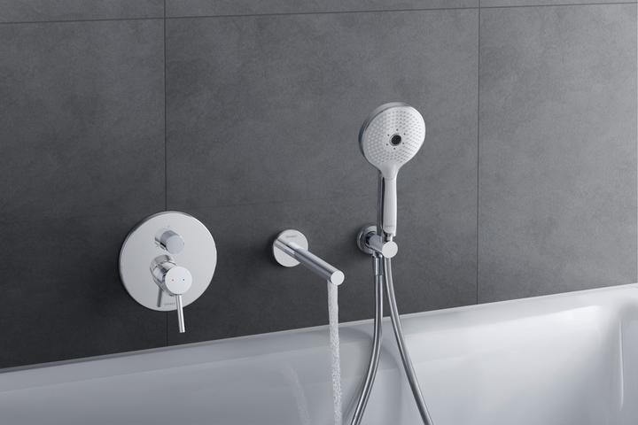 Produktbild Duravit Brausen und Zubehör Brauseset 800, 3jet Chrom Hochglanz (3 Strahlarten)