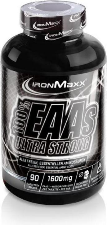 Produktbild IronMaxx 100% EAAs Ultra Strong (90 Tabs) (Neutral, 90 Stk.)