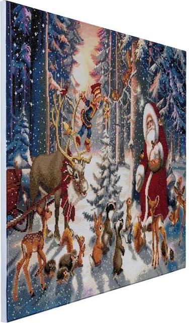 Immagine prodotto Craft Buddy Natale nella foresta, 90x65cm Crystal Art Kit