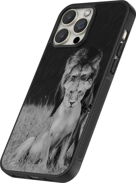 Immagine prodotto PhoneLook Copertura in silicone nero Leoni arrabbiati (Apple iPhone 12 Pro Max)