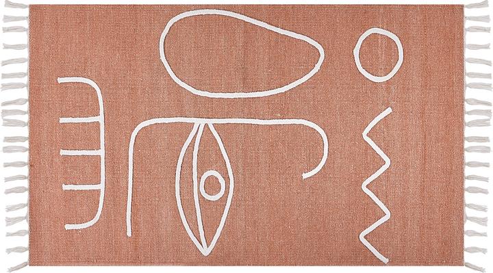 Actual product image Beliani Carpet Orange 80 x 150 cm YAVU (80 x 150 cm)