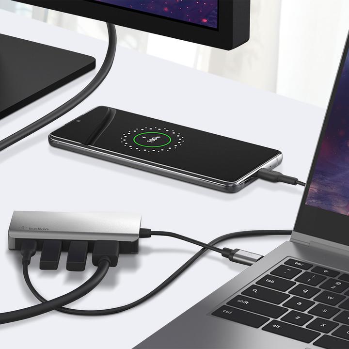 Actual product image Belkin USB-C 4 in 1 (USB-C, 4 Ports)