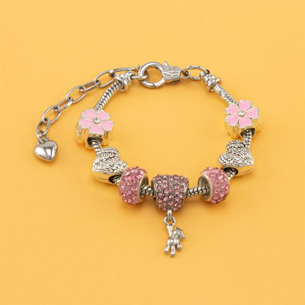 Immagine prodotto Ulysse Couleurs d'Enfance Bellissimo bracciale con motivo di orsacchiotti (Metallo)