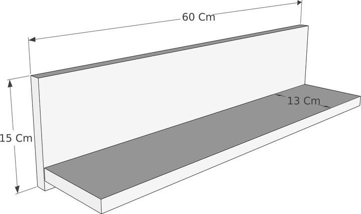 Produktbild Skye Decor Shelf (60 x 13 x 15 cm)