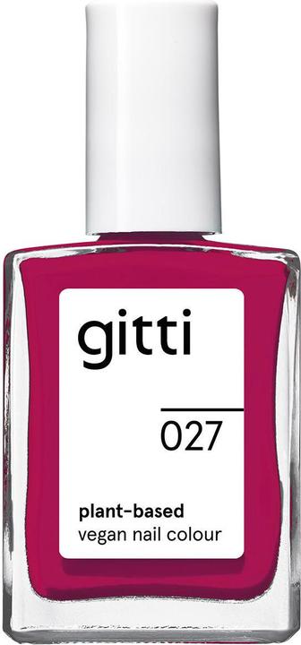 Actual product image Gitti no. 027 Nail Polish Fiery Fuchsia (Fiery Fuchsia, no. 027, Colour paint)