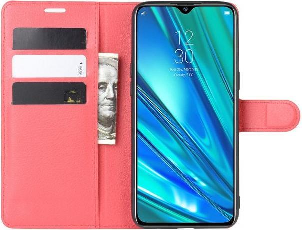 Produktbild MU Classic Litchi Leder Bookcover Series (Realme 5 Pro)