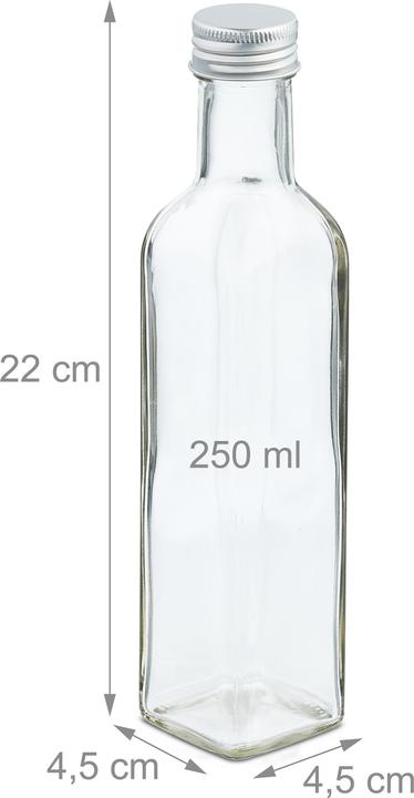 Produktbild Relaxdays Flaschen-Set (250 ml)