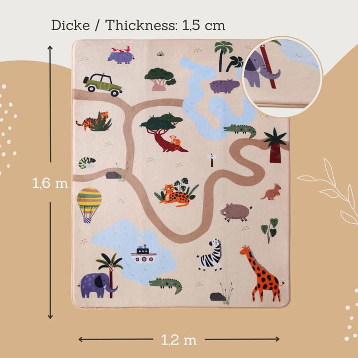 Actual product image Hakuna Matte Samtmatte, Wolke, Play (160 x 120 cm)