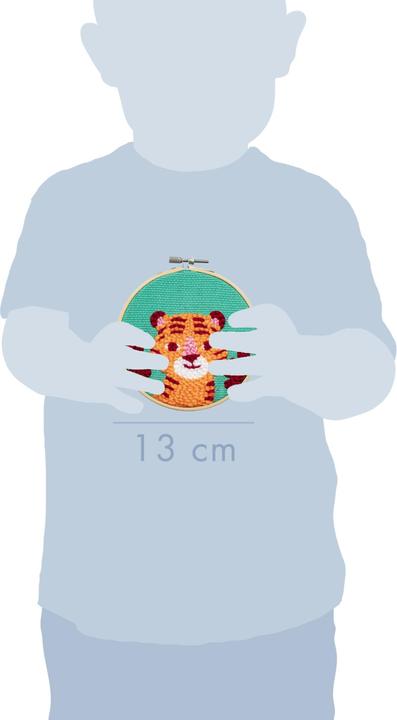 Actual product image Clairefontaine Punch Needle, Tiger