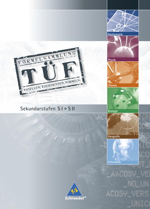 Immagine prodotto TÜF - Tabellen, Übersichten, Formeln (Tedesco, Margit Liskow, Wolf-Dieter Braun, Eckart Pfatteicher, Heike Marchand, Christa Kupke, Hans Erich Riedel, Reinhard Tröstler, Vera Schädrich, 2008)
