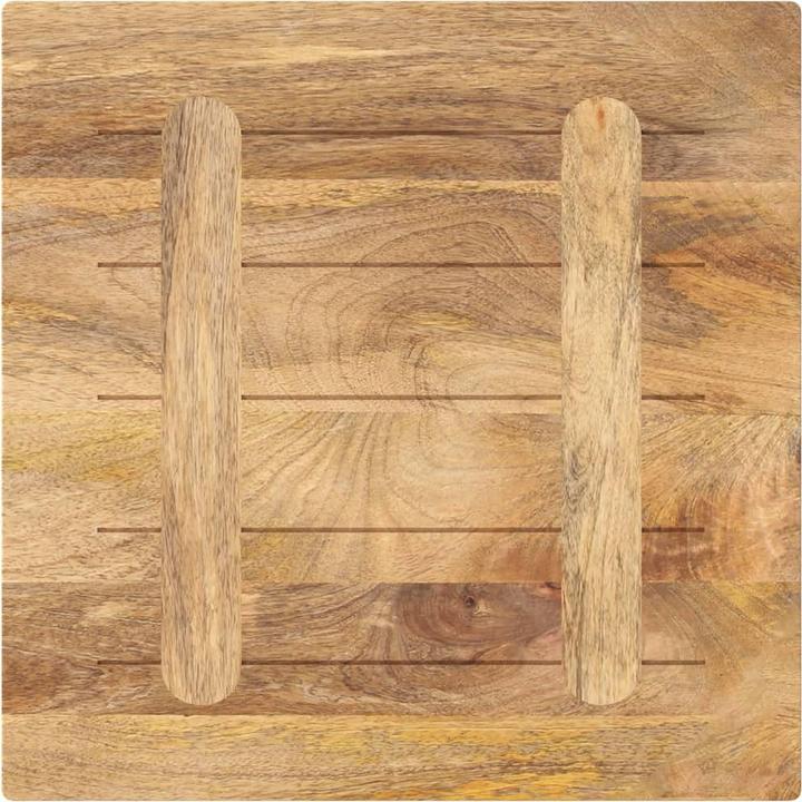 Image du produit VidaXL Plateau de table Plateau en bois Table de salle à manger 60x60x3,8cm Carré bois massif Mango