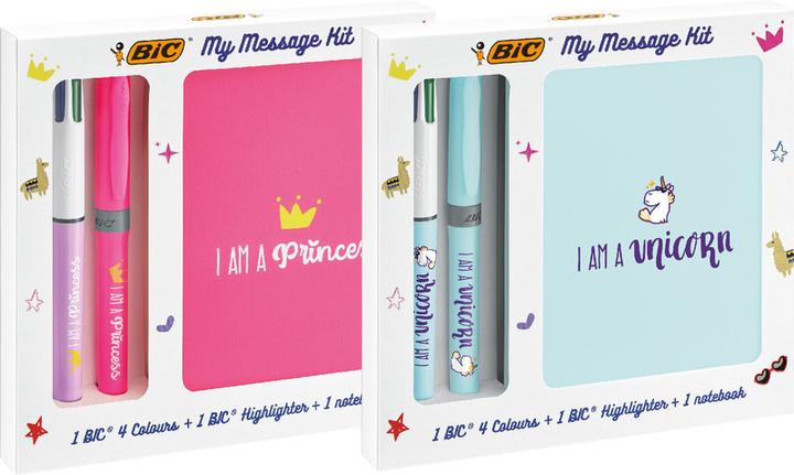 Actual product image Bic My Message Kit Princess (White, Lilac, Pink, Rose, 1 x)