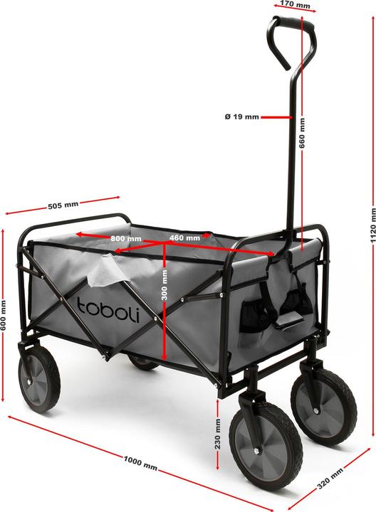 Image du produit Toboli Poussette pliante tout-terrain