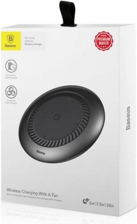 Actual product image Baseus Whirlwind Desktop QI Wireless Charger (10 W)