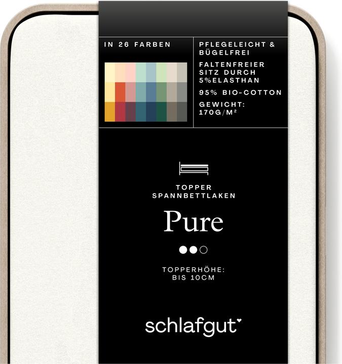 Immagine prodotto schlafgut Pure Topper (90 x 190 - 100 x 220 cm)