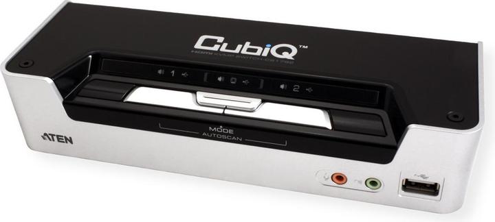 Produktbild Aten CS1792, 2 Port USB Hub KVM Switch mit HDMI