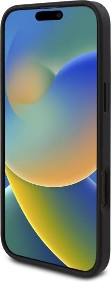 Immagine prodotto Guess GUHCP16MPG4GPK Custodia rigida per iPhone 16 Plus 6,7" in acciaio/nero Nuovo Triangolo 4G (Apple iPhone 16 Plus)