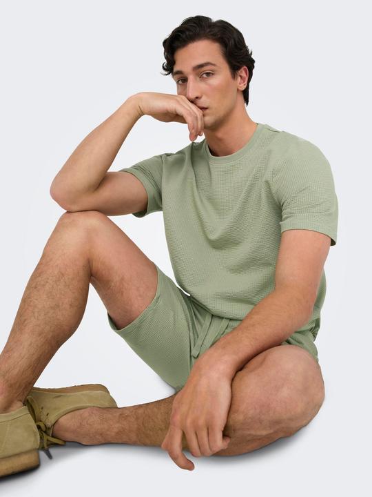 Produktbild Only & Sons Onskian Reg Seersucker Shorts (XL)