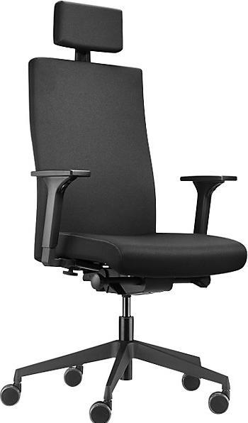 Produktbild Trendoffice DAUPHIN Bürostuhl to-strike comfort mit Nackenstütze 9246 Stoff schwarz Gestell (9246)