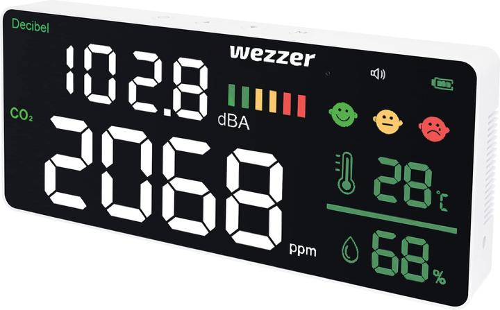 Immagine prodotto Levenhuk Wezzer Air PRO CN20 Monitor del rumore della qualità dell'aria