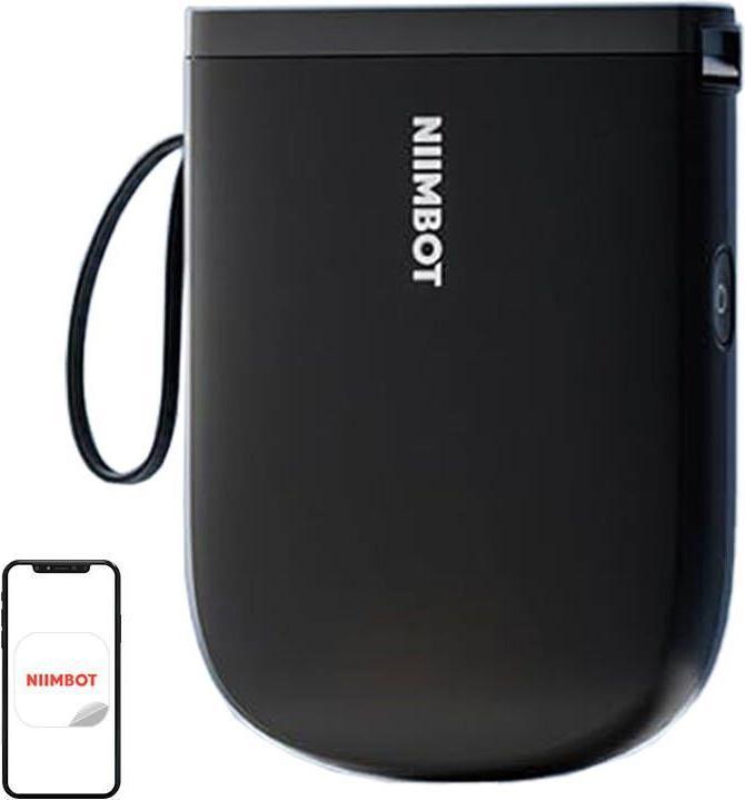 Actual product image Niimbot D11H Portable Label Printer Black