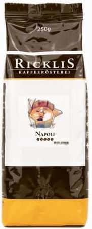 Immagine prodotto RickliS Kaffeerösterei Napoli (250 g, Arrosto scuro)