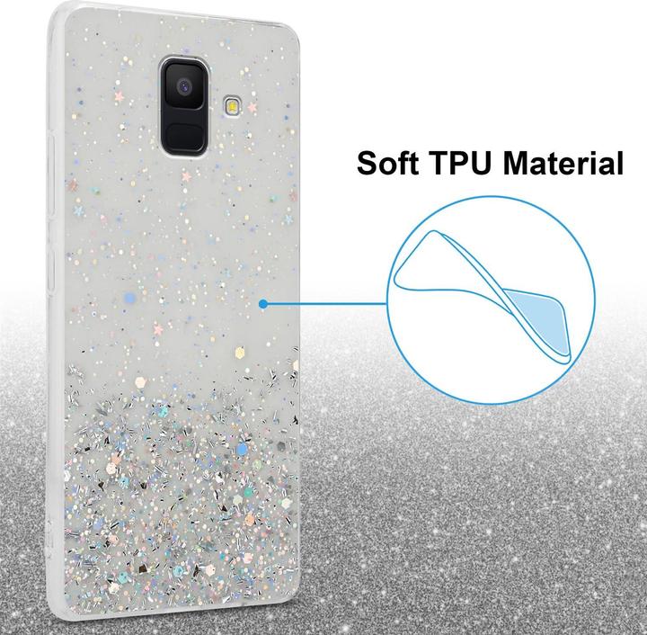 Image du produit Cadorabo Couverture TPU paillettes scintillantes (Samsung Galaxy J6 (2018))