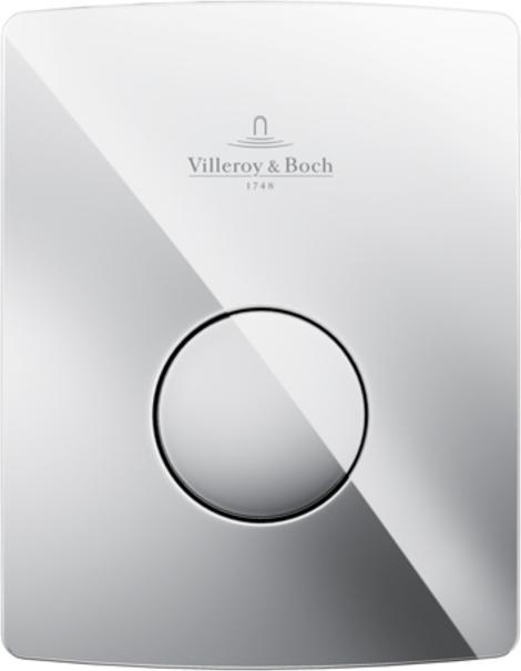Produktbild Villeroy & Boch V&B Urinal-Abdeckplatte ViConnect U100 162x126x17mm chrom