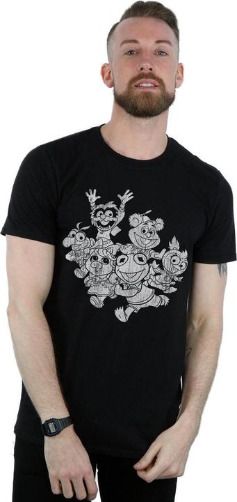 Actual product image Disney Mens The Muppets Muppet Babies Mono Group T-Shirt (M)