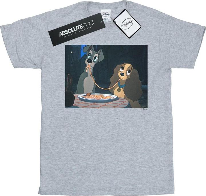 Image du produit Disney - T-shirt LADY AND THE TRAMP SPAGHETTI SLURP - Fille (152, 158)