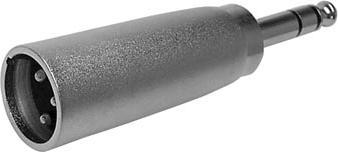 Velleman XLR-STECKER, 3-POIN TO 6.35mm-CONNECTOR PLUG STEREO
