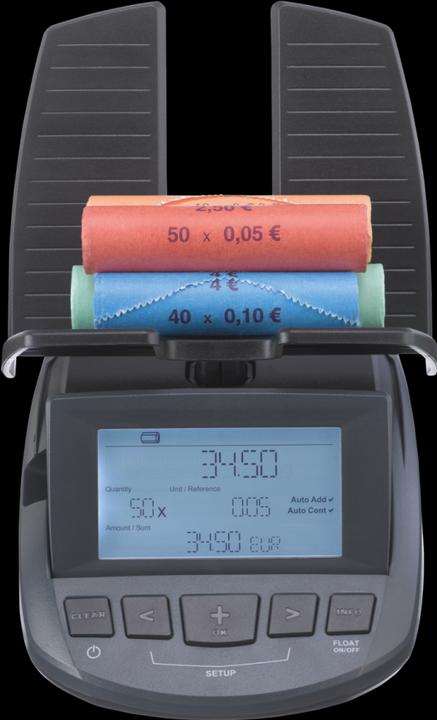 Produktbild ratiotec Geldwaage RS 2000 (Made in Germany) (Geldscheinzähler, Münzzähler)